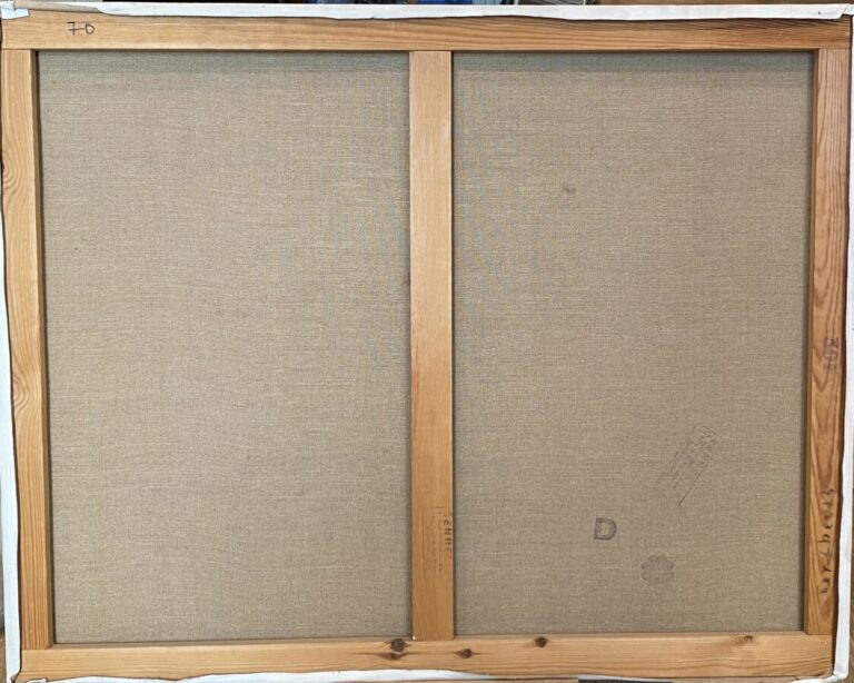 Berbères - Huile sur toile, titrée au dos - 73 x 92 cm
