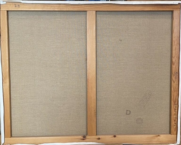 Berbères - Huile sur toile, titrée au dos - 73 x 92 cm