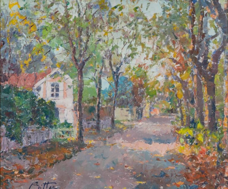BITTAR Pierre (né en 1934) - "Un jour d'automne" - Huile sur toile signée en ba…