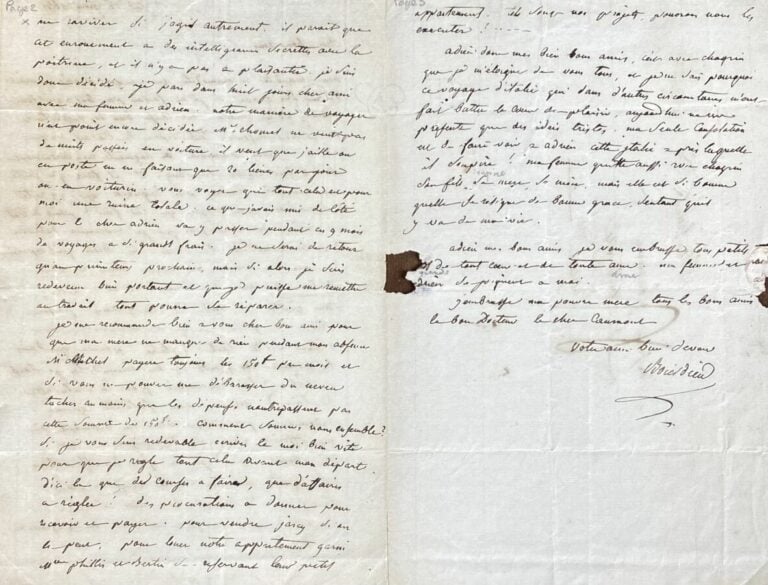 Boieldieu L.a.s. - Longue lettre
