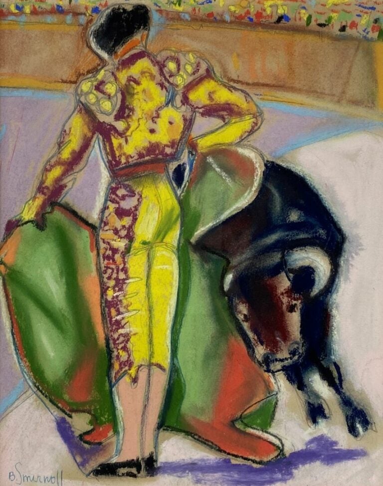 Boris SMIRNOFF (1895-1976) - Toréador - Pastel sur papier, signé en bas à gauch…