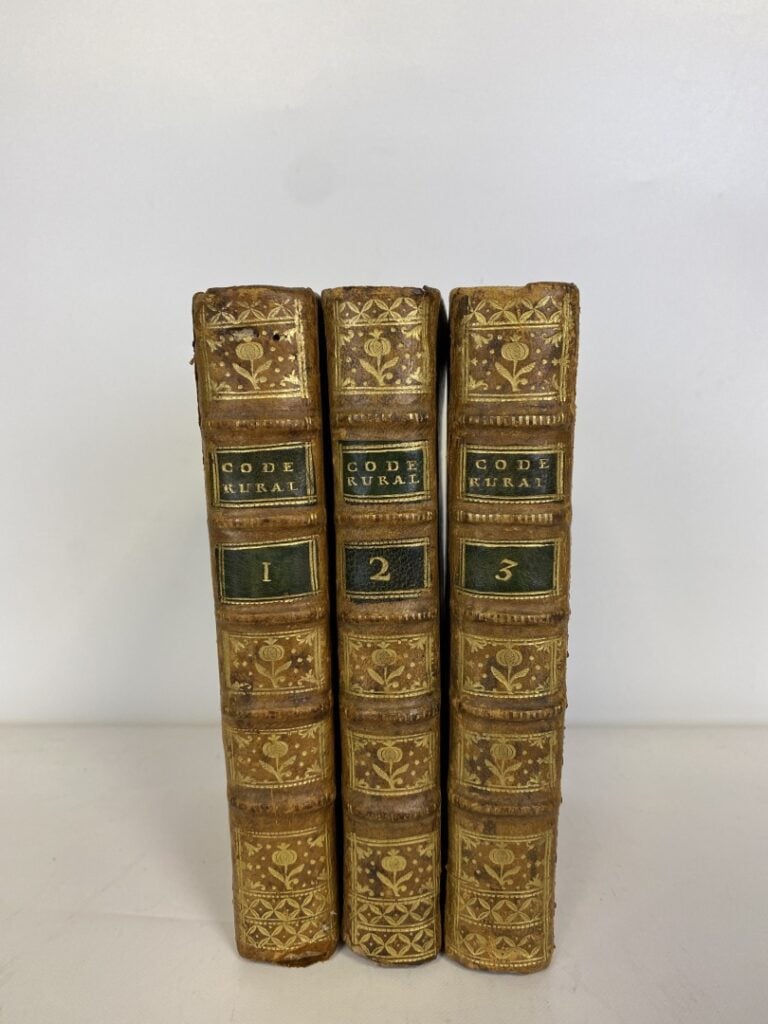 BOUCHER D'ARGIS (Adrien-Louis-Gaspard) - Code rural ou Maximes et réglement con…