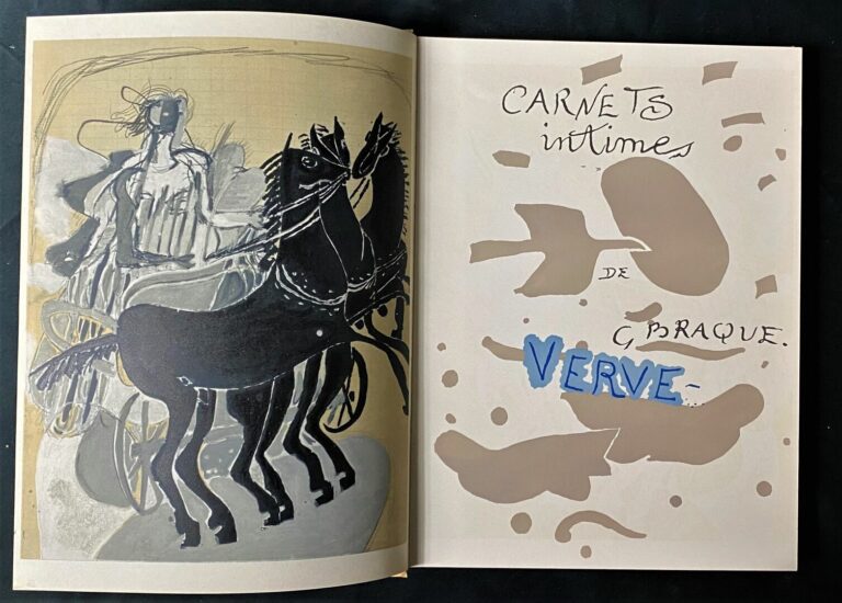 [BRAQUE (Georges)] - Revue Verve. - Revue artistique et littéraire. Vol. VIII,…
