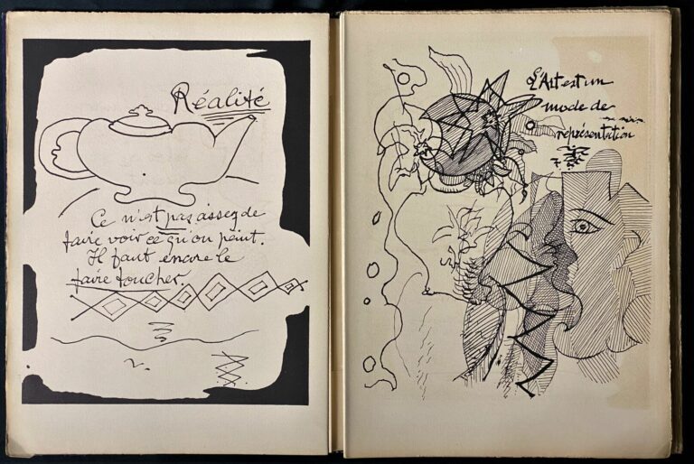 Cahier de Georges BRAQUE 1917-1947. - BRAQUE Georges - Edité par Maeght Editeur…
