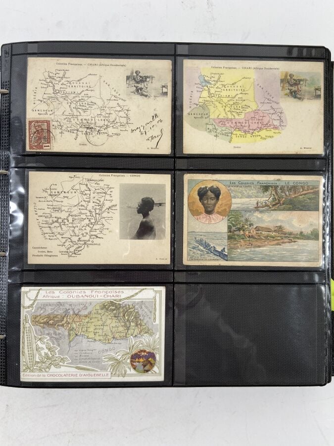 CARTES POSTALES - AFRIQUE OCCIDENTALE FRANÇAISE et AFRIQUE EQUATORIALE FRANÇAIS…