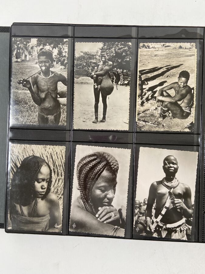 CARTES POSTALES Classeur : Ensemble de cartes postales des années 1950 par BOUC…