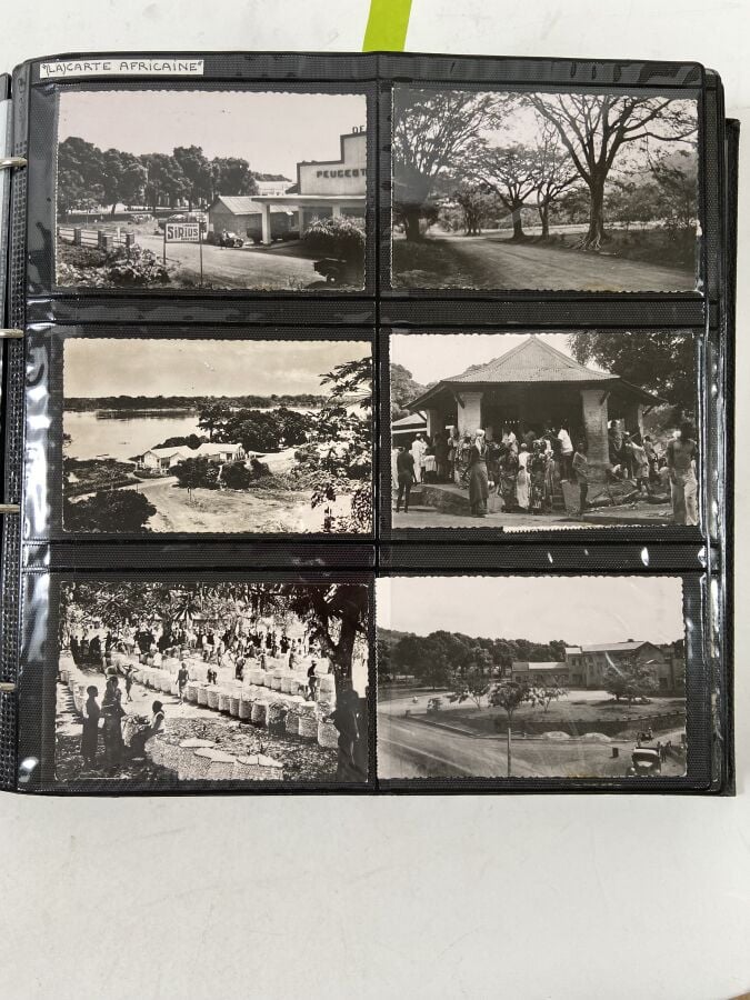 CARTES POSTALES Classeur : Ensemble de cartes postales des années 1950 par BOUC…