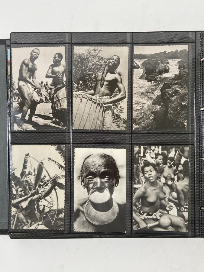 CARTES POSTALES Classeur : Ensemble de cartes postales des années 1950 par BOUC…