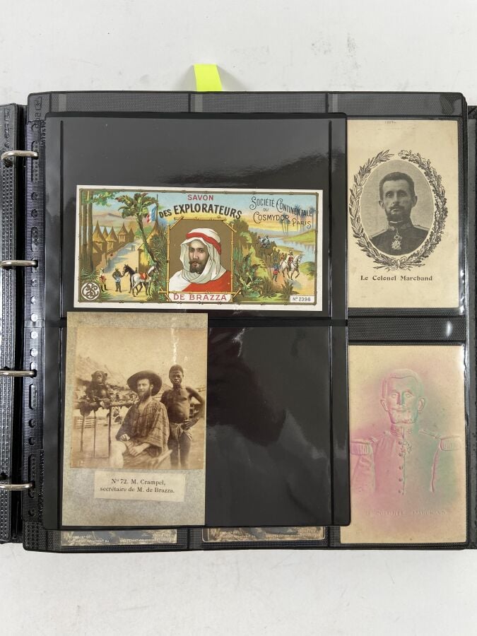 CARTES POSTALES Classeur : EXPLORATEURS - MISSION MOLL - - Pierre Savorgnan de…