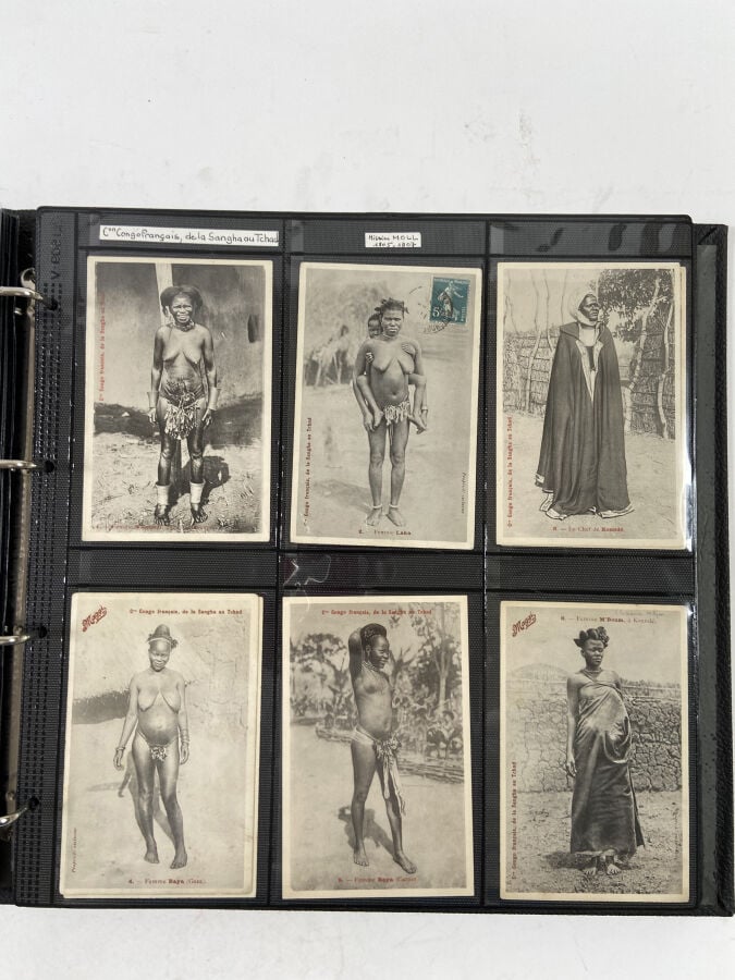 CARTES POSTALES Classeur : EXPLORATEURS - MISSION MOLL - - Pierre Savorgnan de…