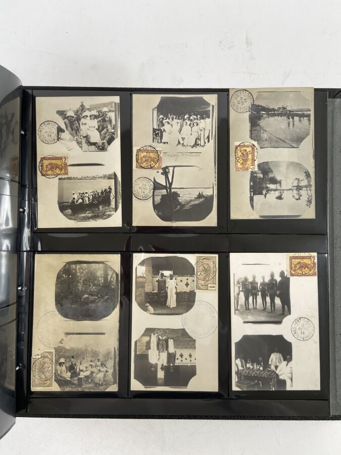 CARTES POSTALES Classeur : EXPLORATEURS - MISSION MOLL - - Pierre Savorgnan de…