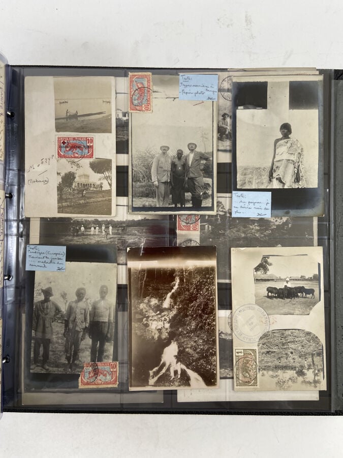 CARTES POSTALES Classeur : EXPLORATEURS - MISSION MOLL - - Pierre Savorgnan de…