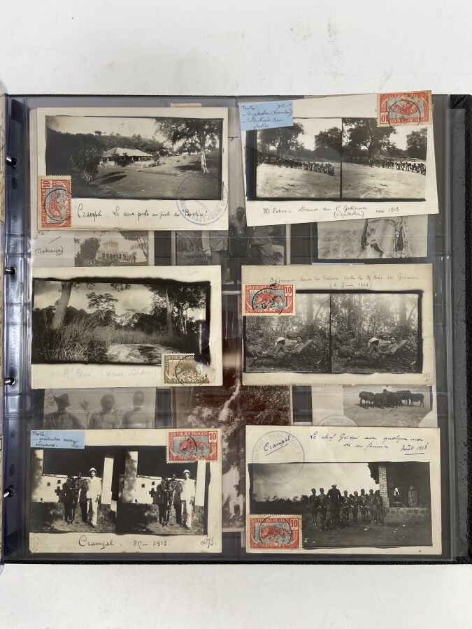 CARTES POSTALES Classeur : EXPLORATEURS - MISSION MOLL - - Pierre Savorgnan de…