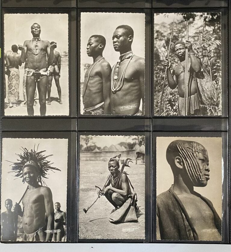 CARTES POSTALES Classeur : - - Lib. "Au Messager" Hoa.Qui. Après 1940. - Enviro…