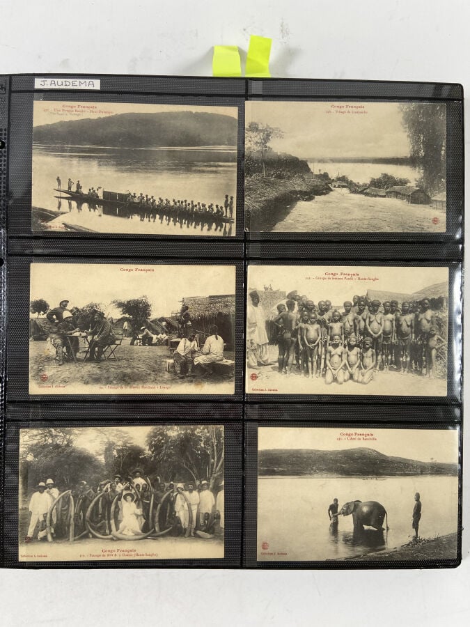 CARTES POSTALES - CONGO Classeur : - - C.F.C.O. : Environ 11 cartes postales. -…