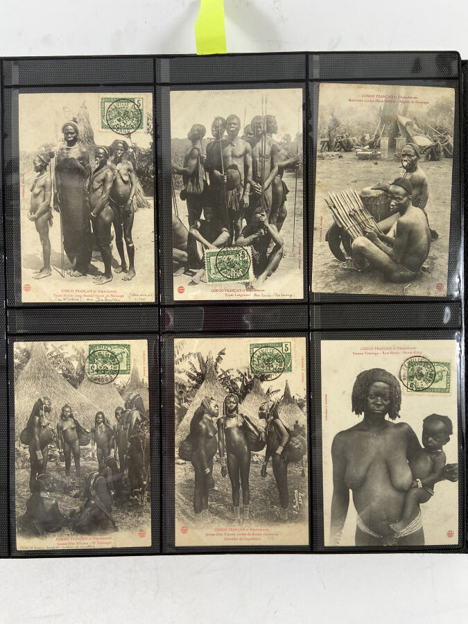 CARTES POSTALES - CONGO Classeur : - - J. AUDEMA : environ 130 cartes postales…