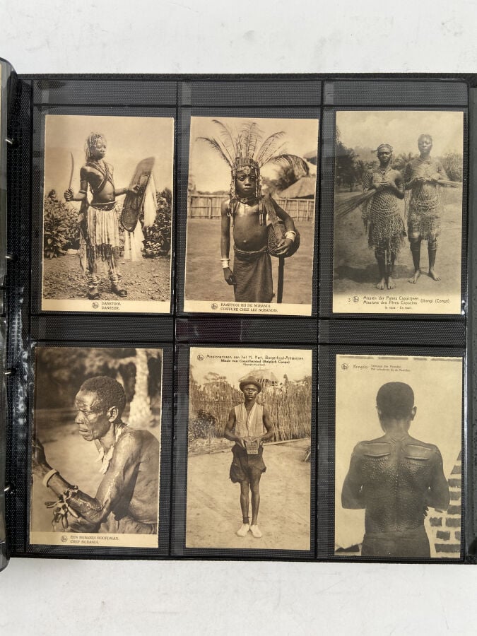 CARTES POSTALES - OUBANGUI-CHARI Classeur : - - ALMEIDA : Environ 42 cartes pos…