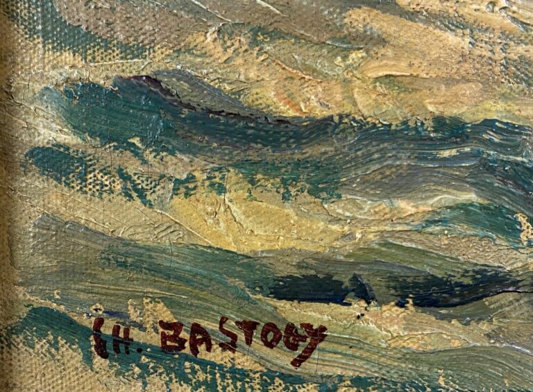 Charles Albert Hector BASTOGY (XXe siècle) - Marine - Huile sur toile, signée e…