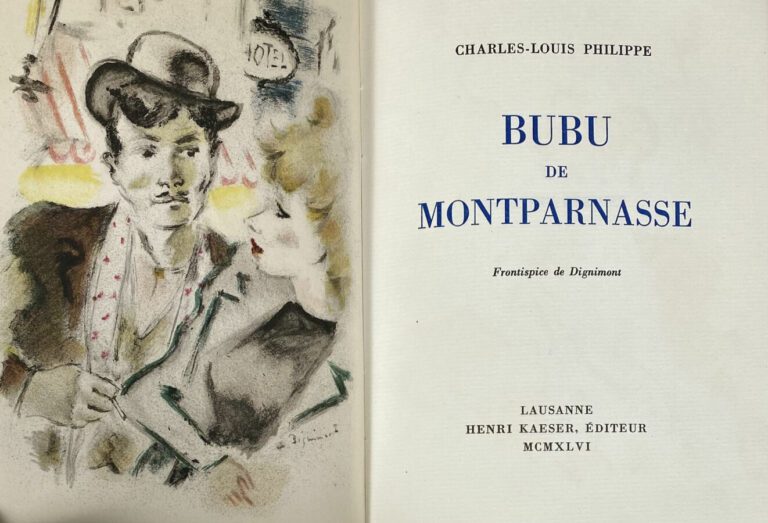 [Charles Louis Philippe:Bubu de Montparnasse].Edité à Lausanne par les éditions…