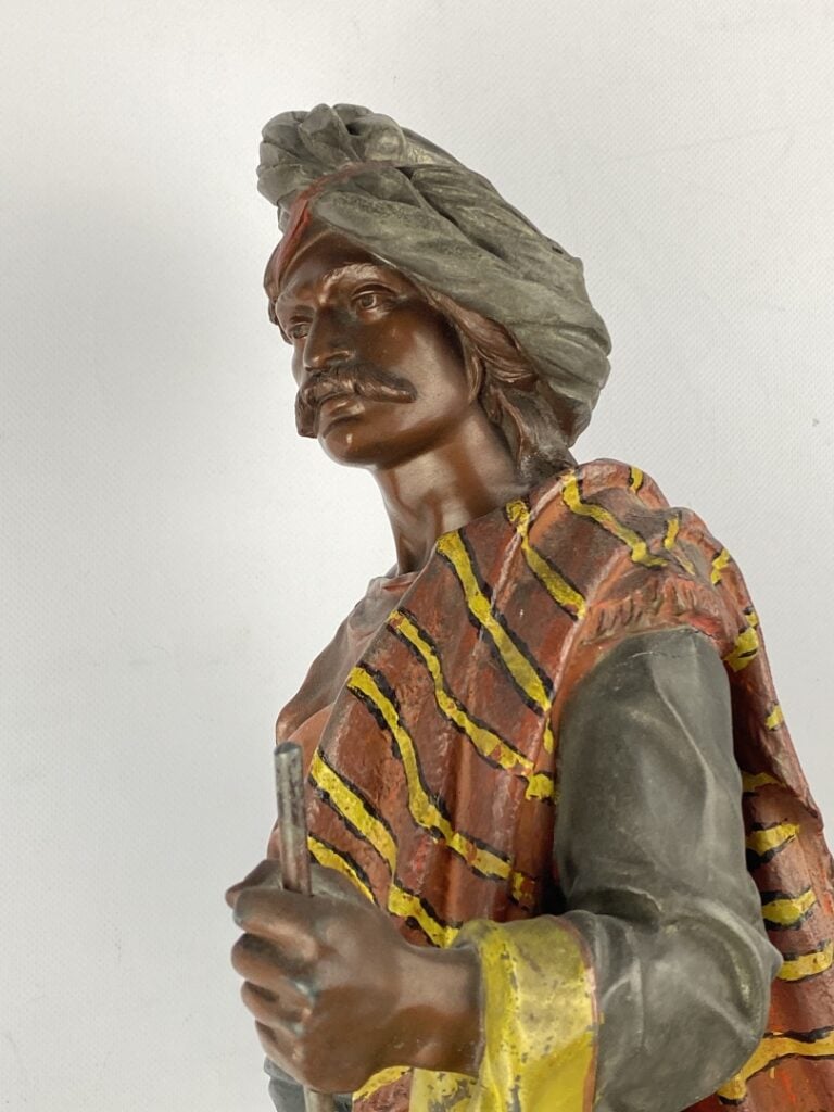 Charles Théodore PERRON (1862-1934) - Personnage oriental - Sculpture en régule…