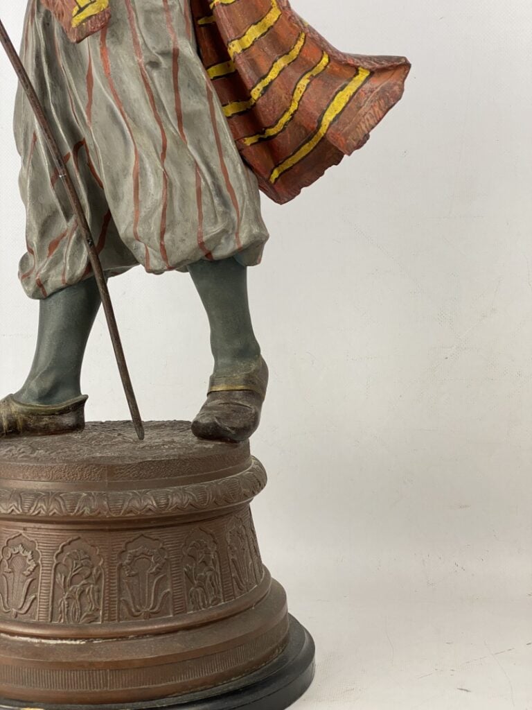 Charles Théodore PERRON (1862-1934) - Personnage oriental - Sculpture en régule…