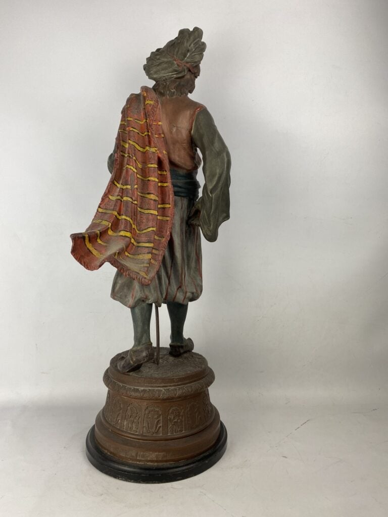 Charles Théodore PERRON (1862-1934) - Personnage oriental - Sculpture en régule…