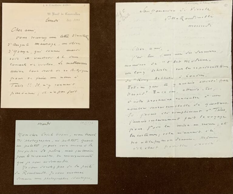 Chausson, Ernest 33 l.a.s. - 33 lettres à des personnalités du monde musical.
