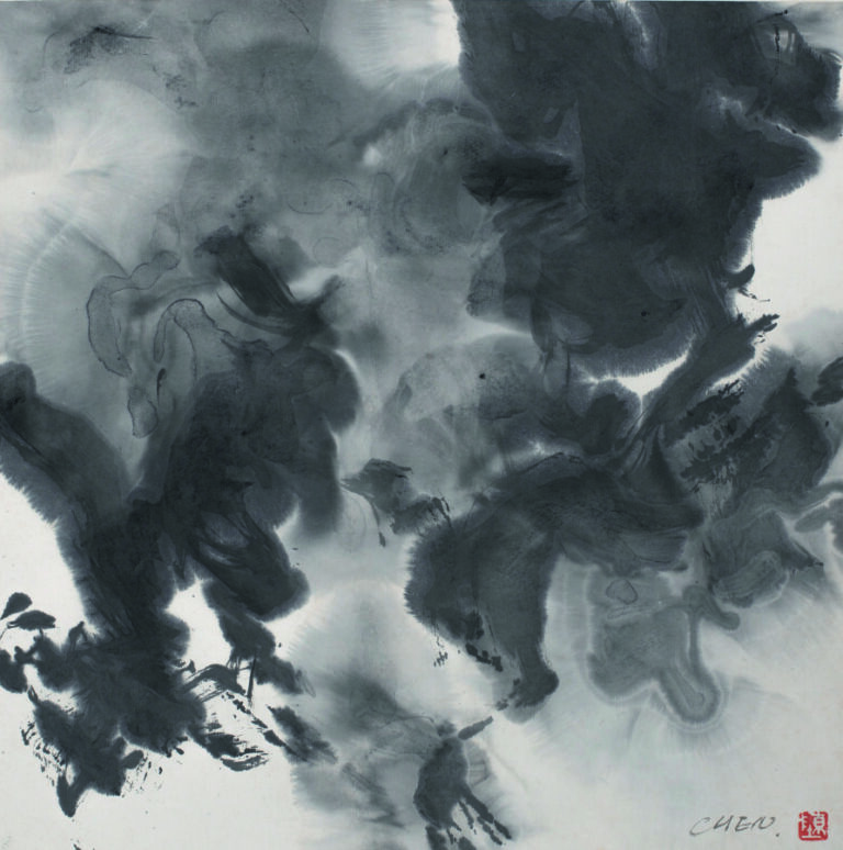 Chen WEINONG (1962-) - Paysage III, 2005 - Encre de chine sur papier de riz, sc…