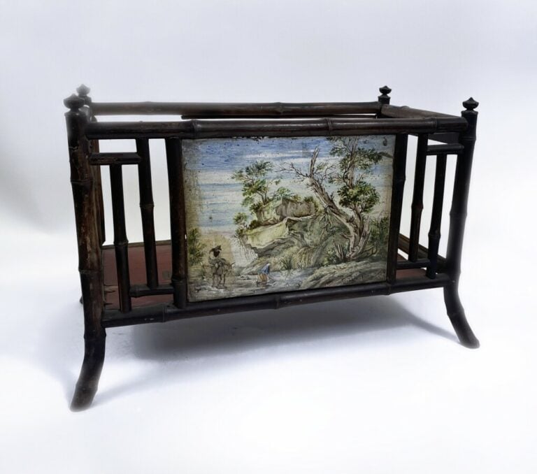 Chine. Elément en cloisonné /cimier ? - (Manques, parties à refixer ) - et - Pe…
