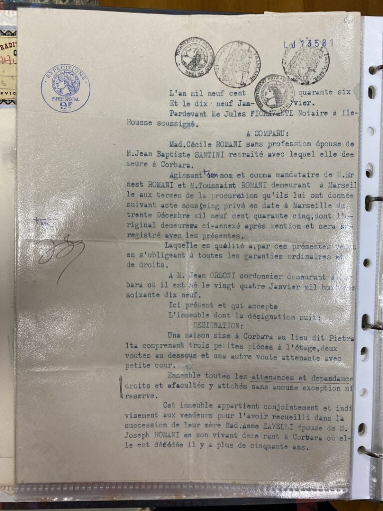 Classeur contenant huit actes authentiques, Ancien Régime ou période révolution…