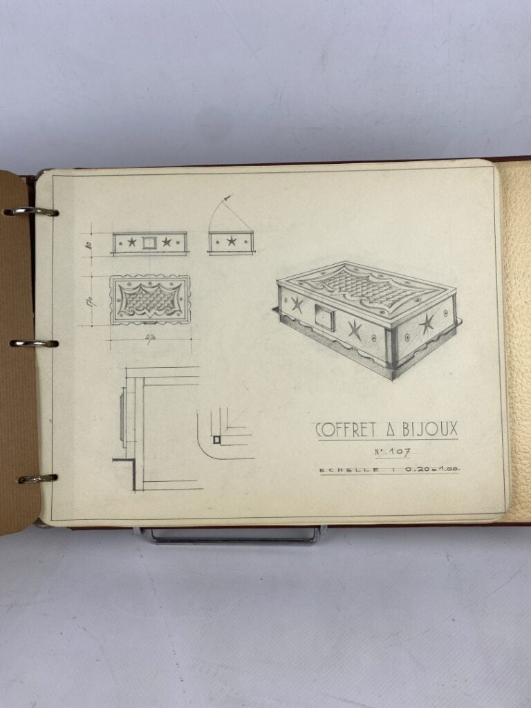 Claude CIOR, décorateur - Ensemble de projets de cadres photo, face-à-main, cof…