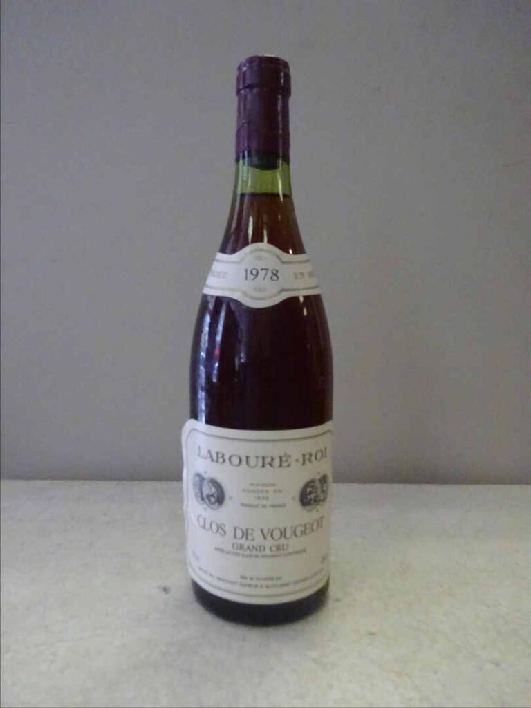 Clos de Vougeot Grand Cru Labouré-Roi, 1978 - 1 bouteille - (en l'état)