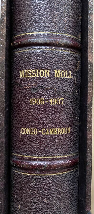 CONGO - CAMEROUN, "Mission Moll 1905-1907 Congo - Cameroun". Album d'environ 28…