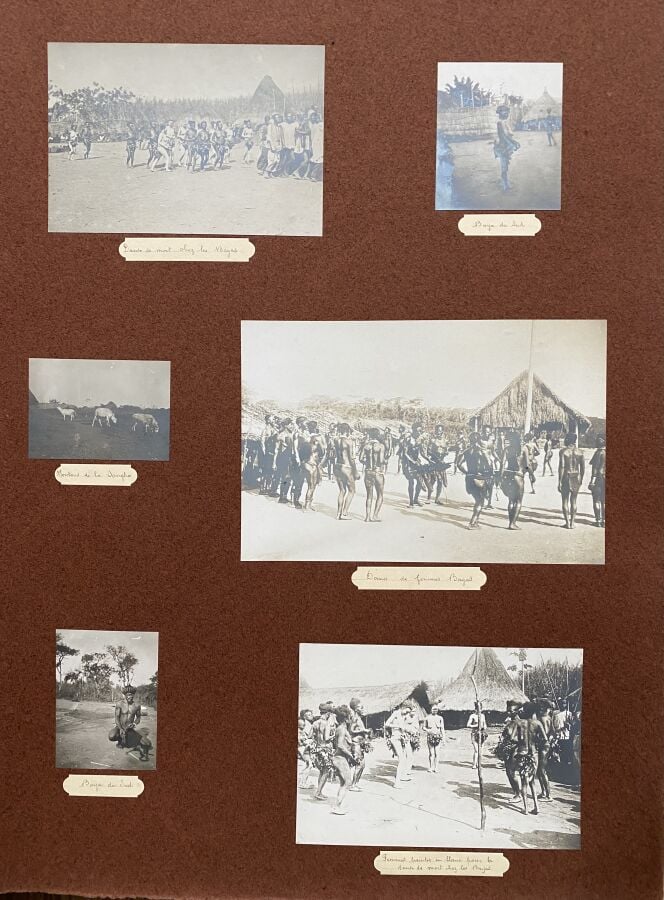 CONGO - CAMEROUN, "Mission Moll 1905-1907 Congo - Cameroun". Album d'environ 28…