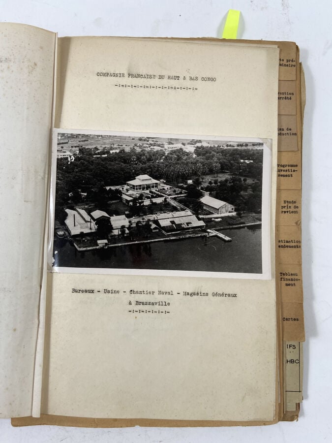 CONGO Carnet "Compagnie Française du Haut et Bas Congo. Programme d'investissem…