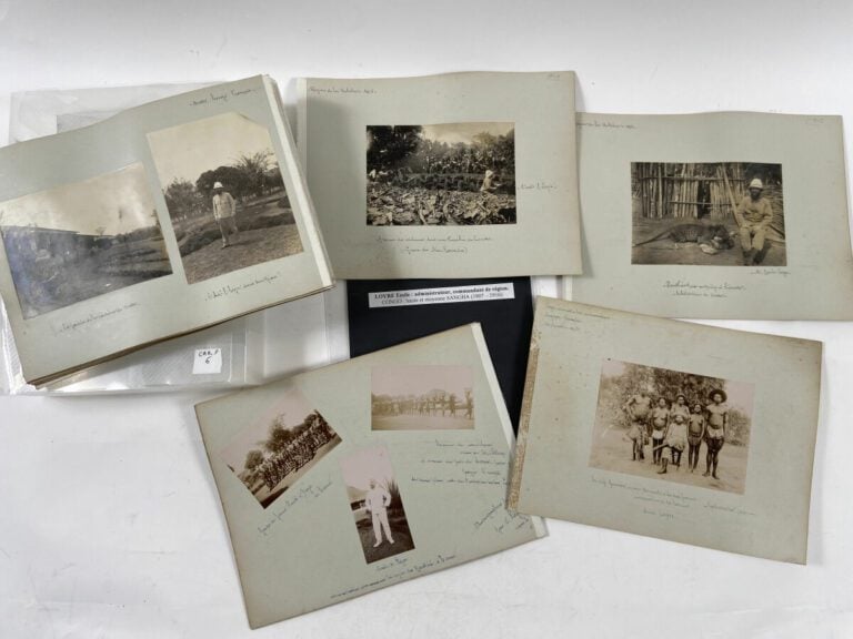 CONGO.Haute et Moyenne Sangha, Album d'Émile Loyre, administrateur, commandant…