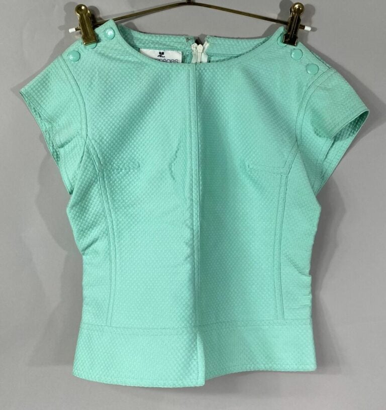 COURREGES - Top vert amande