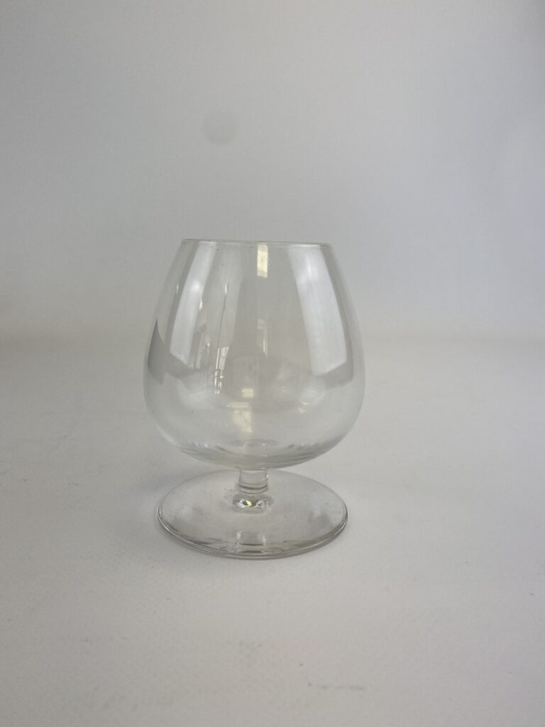 Cristallerie de Lorraine - Ensemble de six verres en cristal à cognac dans leur…