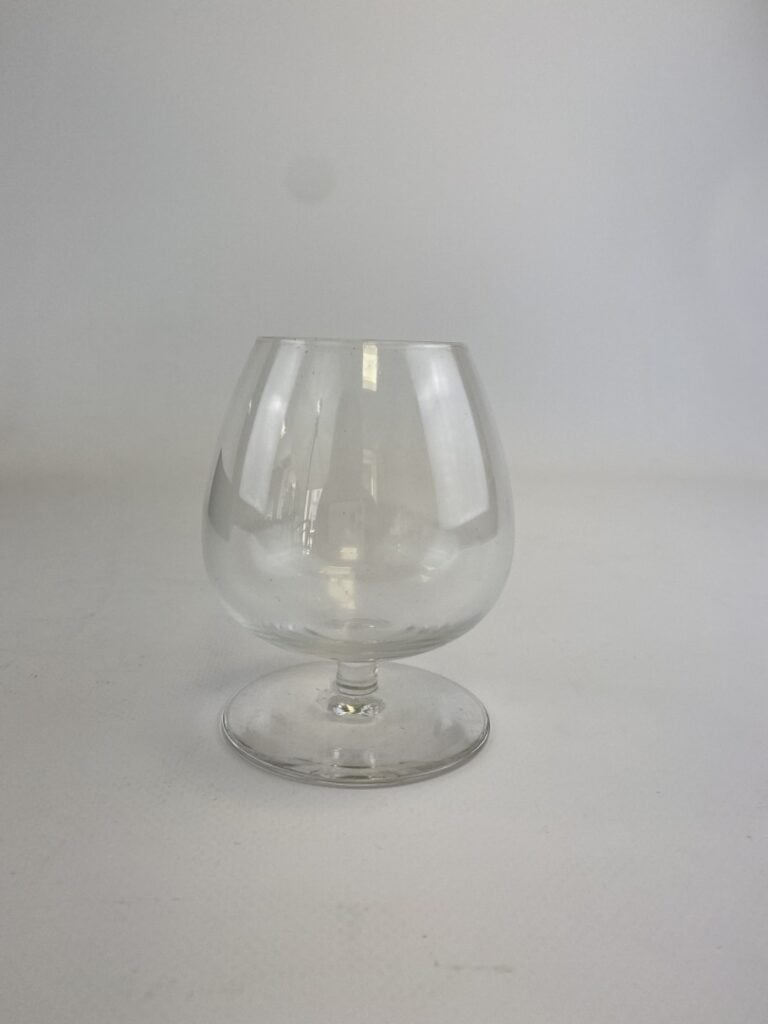 Cristallerie de Lorraine - Ensemble de six verres en cristal à cognac dans leur…