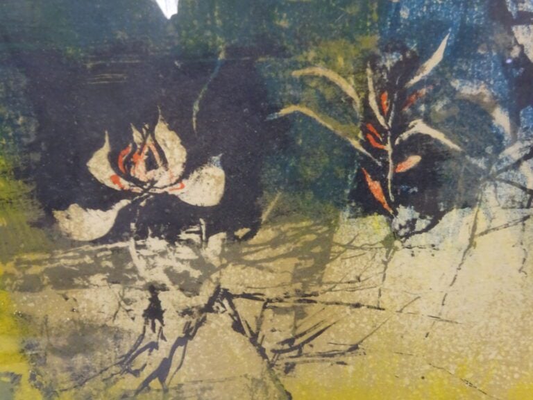 Dang LEBADANG (1921-2015) - Vietnam - Fleurs - Lithographie - signée au crayon…