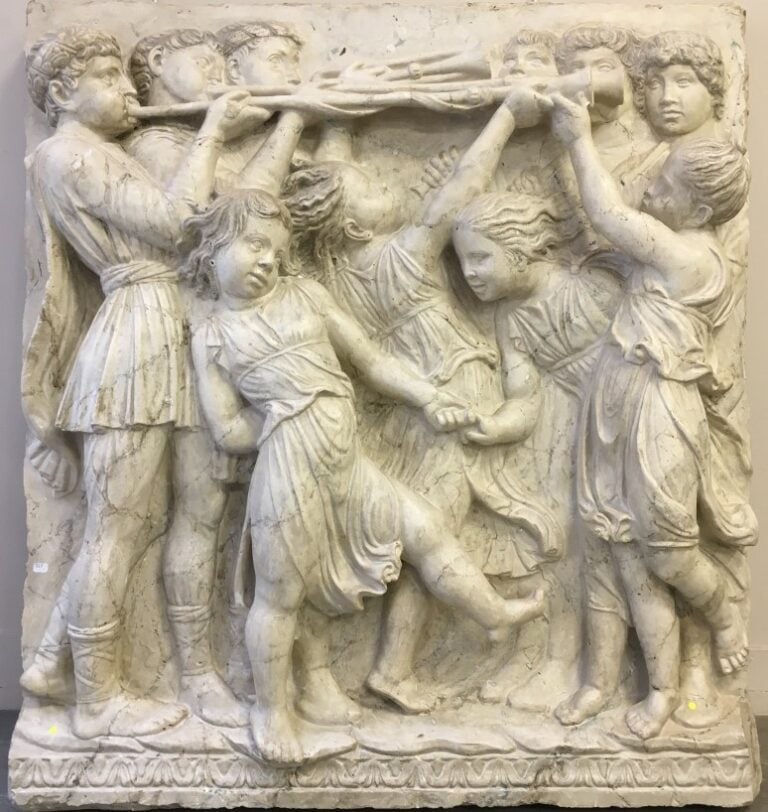 D'après Donatello. - Les anges musiciens, d'après le bas-relief de la Cantoria…