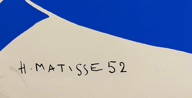 D'après Henri MATISSE (1869-1954) - Nu bleu II - Sérigraphie en couleurs - Edit…