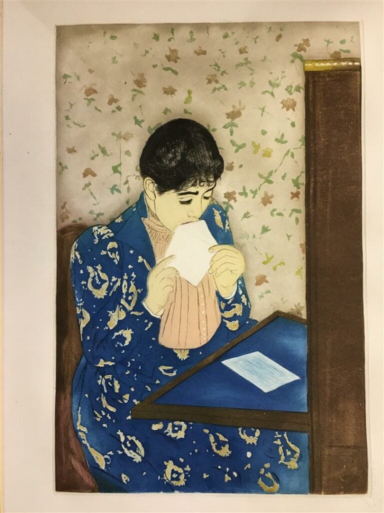 D'après Mary CASSATT (1844-1926). - Suite de dix estampes à la pointe sèche et…