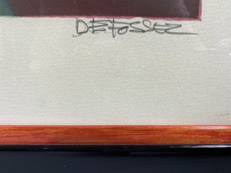 DE FOSSEZ - Lithographie - On joint une lithographie, Femme nue