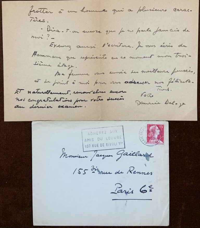 Delage, Maurice 8 l.a.s. - 7 lettres.
