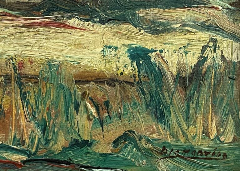 Diamantino RIERA (1912-1961) - Paysage - Huile sur toile, signée en bas à droit…