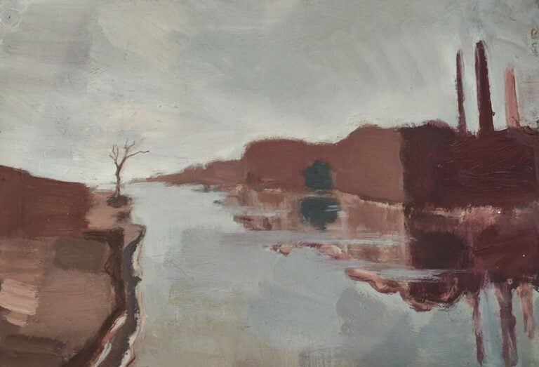 Divers - Lot : environ 80 huiles sur carton - environ 22 x 29 cm