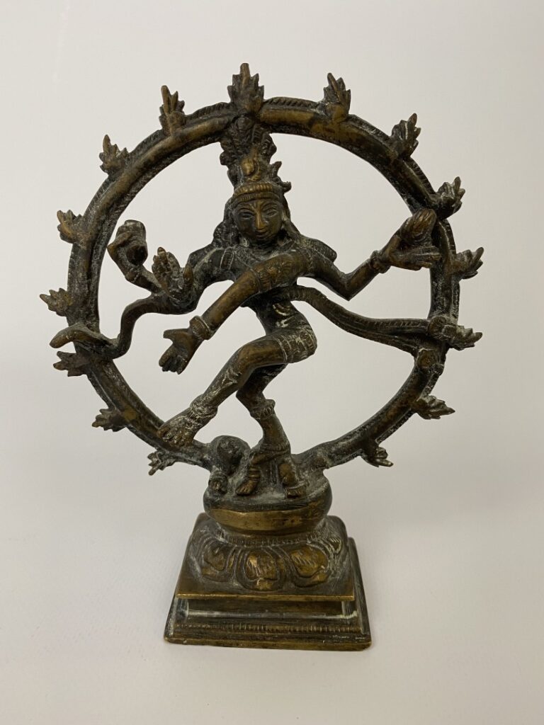 Divinité Indou en bronze vers 1900. - H : 16 cm