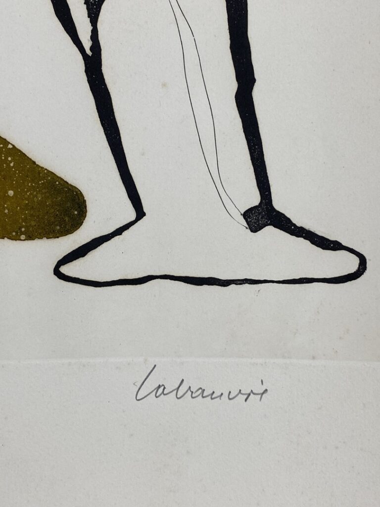 Dominique LABAUVIE (1948) - Max's Ghost - Lithographie, signée en bas à droite…