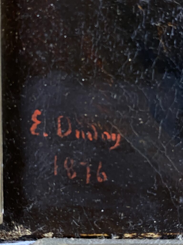 E. DUDAY (?) (XIXème siècle) - Pêcheurs en bord de mer - Huile sur toile, signé…